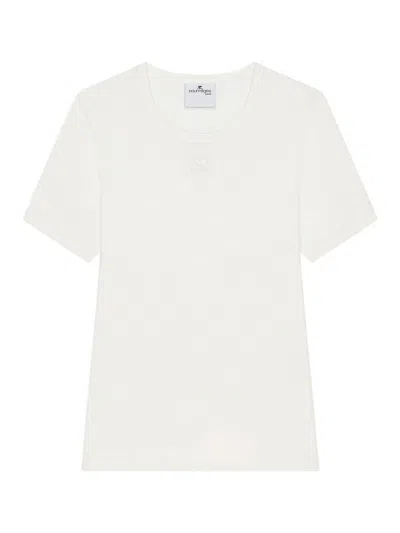 COURRÈGES SUÉTER CUELLO REDONDO - BLANCO