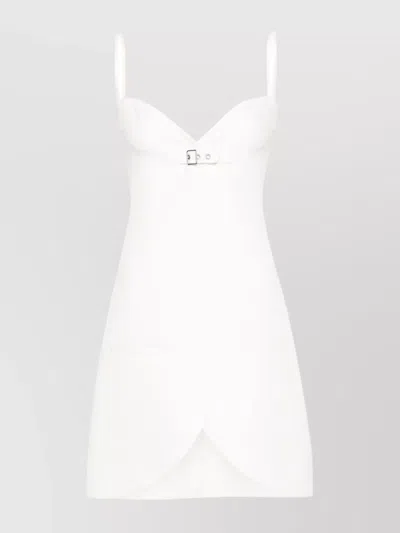 COURRÈGES KNEE LENGTH DRESS WITH FAUX POCKET DETAIL