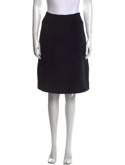 Pre-owned Courrèges Knee-length Skirt In Black