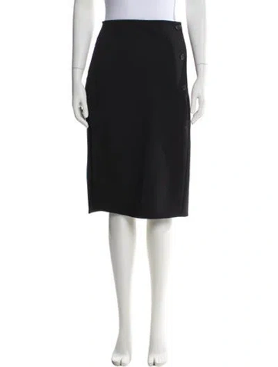 Pre-owned Courrèges Knee-length Skirt In Black