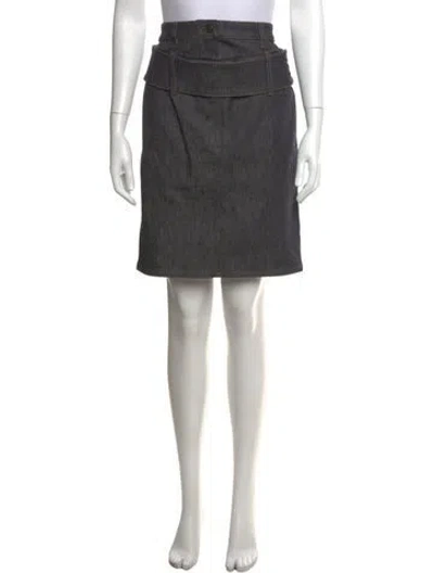 Pre-owned Courrèges Knee-length Skirt In Black