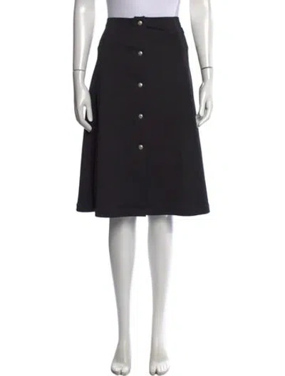 Pre-owned Courrèges Knee-length Skirt In Black