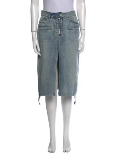 Pre-owned Courrèges Knee-length Skirt In Blue