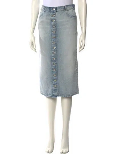 Pre-owned Courrèges Knee-length Skirt In Blue