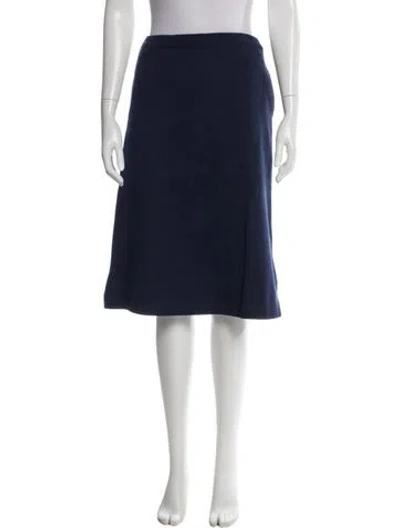 Pre-owned Courrèges Knee-length Skirt In Blue