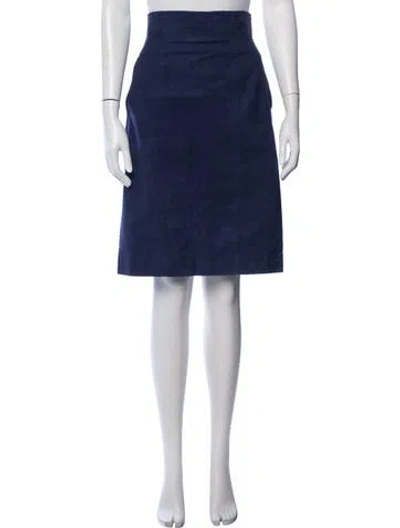 Pre-owned Courrèges Knee-length Skirt In Blue