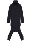 Courrèges Knit Maxi Dress In Black