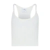 Courrèges Knitted Scuba Vest Top In White