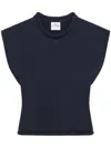 Courrèges Knitted Top In Black