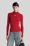 Courrèges Courreges Women Red Viscose Blend Sweater In Red