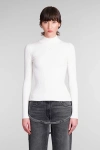 Courrèges Knitwear In White Viscose In White