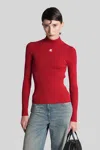 Courrèges Courreges Women Red Viscose Blend Sweater In Red