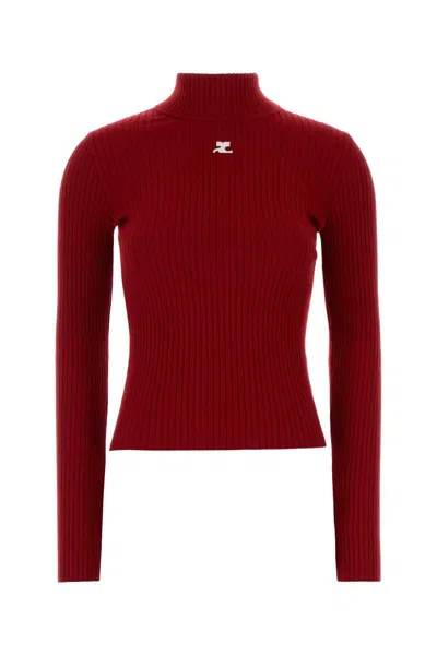 Courrèges Courreges Women Red Viscose Blend Sweater