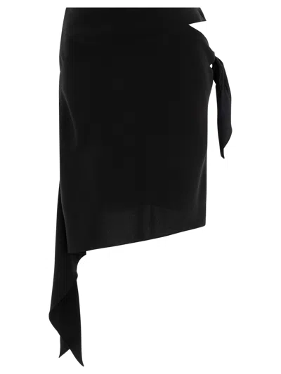Courrèges Courregès Knot Skirt In Black
