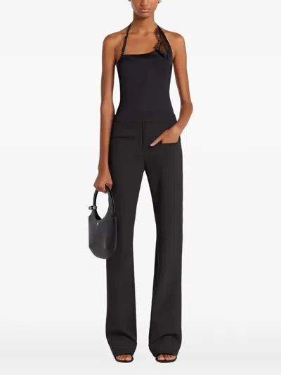 COURRÈGES COURREGÈS LACE ASYMMETRICAL TOP