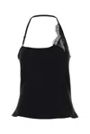 Courrèges Courreges Viscose-elastane Tank Top In Black