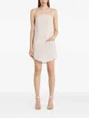 Courrèges Lace-embroidered Mini Dress In White