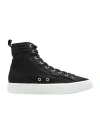 Courrèges Canvas 01 High-top Sneakers In Black