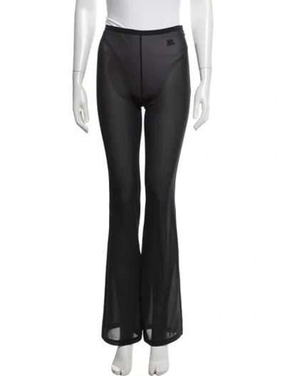 Pre-owned Courrèges Late 1960's - Early 1970's Straight Leg Pants In Black