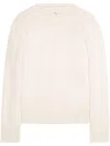 Courrèges Layered Logo-embroidered Sweater In Neutrals