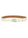 Courrèges Courreges Women Leather "ac" Belt In Neutral