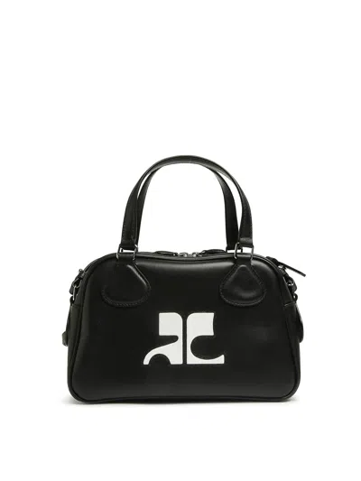 COURRÈGES LEATHER BOWLING BAG