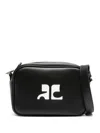 Courrèges Leather Shoulder Bag Strap Adjustable
