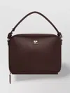 Courrèges Leather Chain-link Tote Bag With Rear Pocket