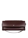 Courrèges Shoulder Bag Cuff Design Adjustable Strap In Burgundy