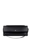 Courrèges Rectangular Shoulder Bag Adjustable Strap In Black