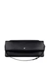 Courrèges Rectangular Shoulder Bag Adjustable Strap In Black