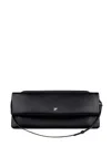 Courrèges Rectangular Shoulder Bag Adjustable Strap In Black