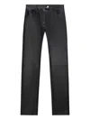 Courrèges Leather Trousers In Black