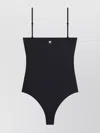 Courrèges Heritage One-piece Swimsuit In Black