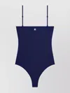 Courrèges Legacy Square Neck Swimsuit With Adjustable Straps