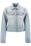 Courrèges Courreges Denim Trucker Jacket For In Light Blue