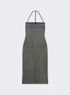 Courrèges Lingerie Bigout Caviar Long Dress In Multi