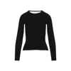 Courrèges Lingerie Strap Rib Knit Sweater