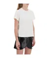 Courrèges Crewneck Short-sleeved T-shirt In White
