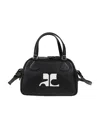Courrèges Reedition Logo Bowling Bag In Black