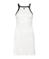 Courrèges Square Neck Mini Dress In White