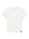 Courrèges Logo-patch Cotton T-shirt In White
