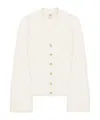 Courrèges Logo-appliquéd Cardigan In True Color