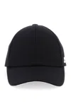 Courrèges Signature Cotton Hat In Black In Black