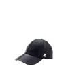 Courrèges Reedition Vinyl Cap In Black