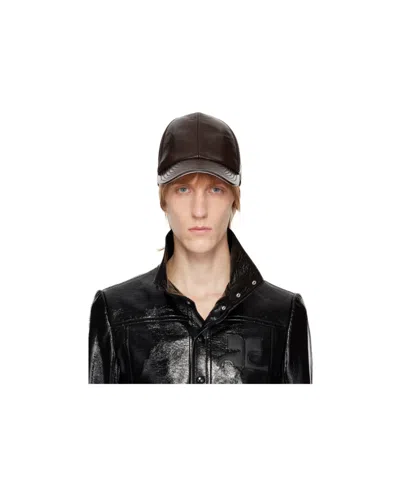 Courrèges Logo Baseball Cap In Black