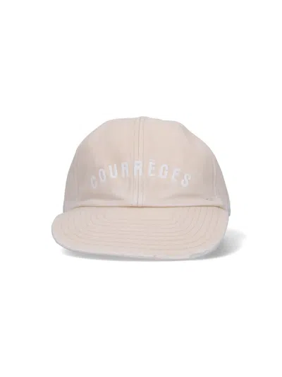 COURRÈGES LOGO BASEBALL CAP