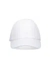 Courrèges Logo Baseball Cap In White