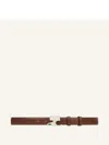 Courrèges Logo-buckle Belt In Brown