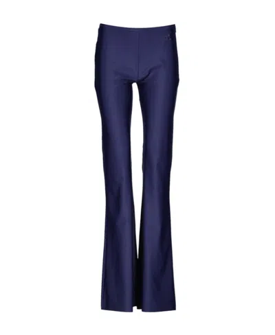 Courrèges Logo Casual Pants In Black